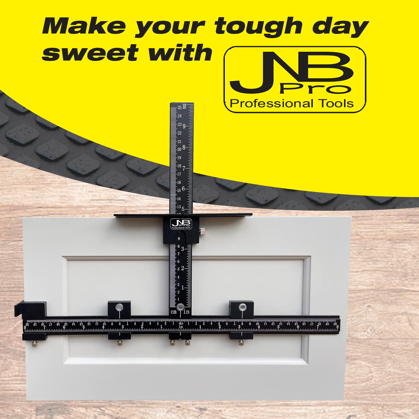 Full Aluminum Cabinet Hardware Jig β Precision Drill Guide for Knobs, Pulls & Handles