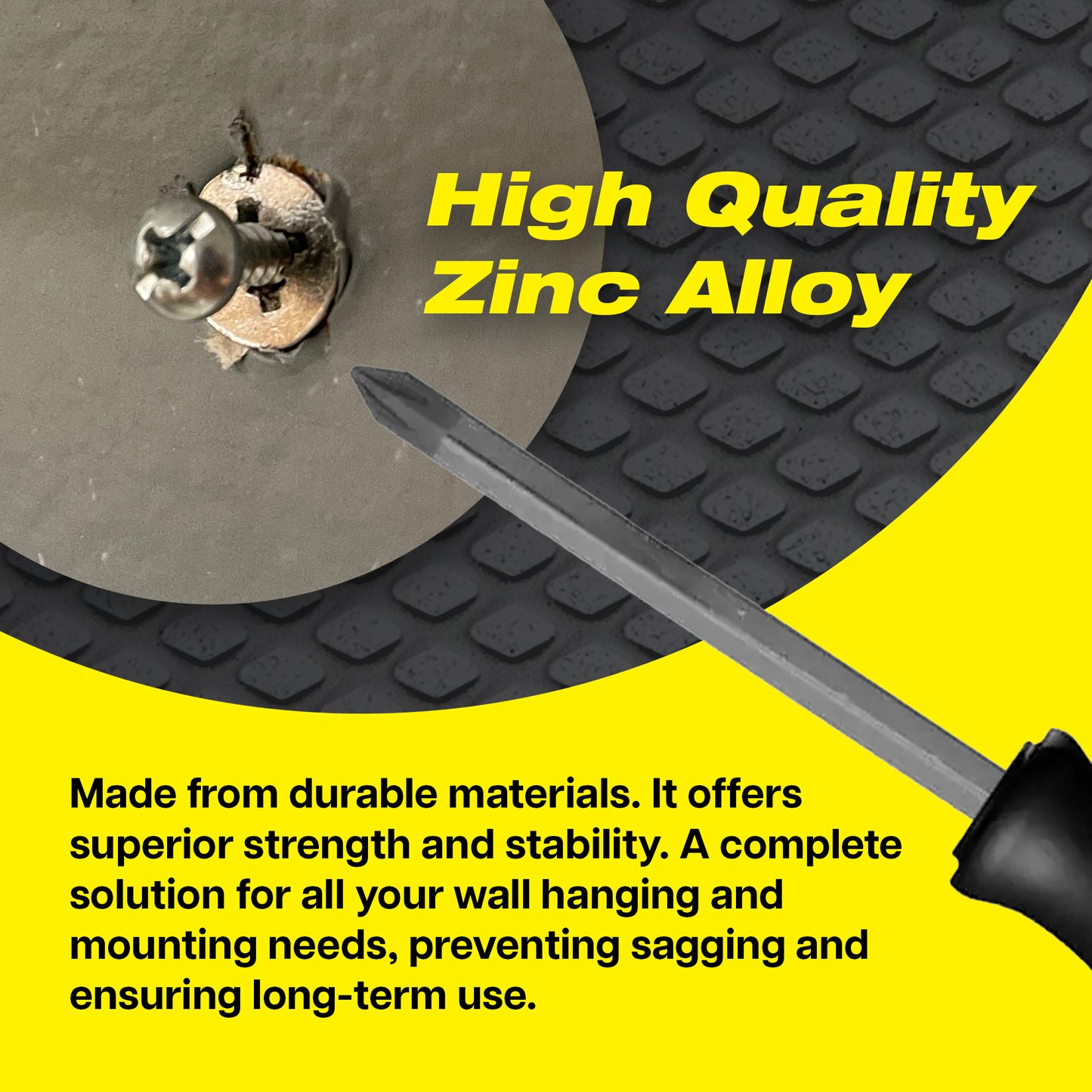 Heavy-Duty Zinc Alloy Anchors – 50 Pc Set