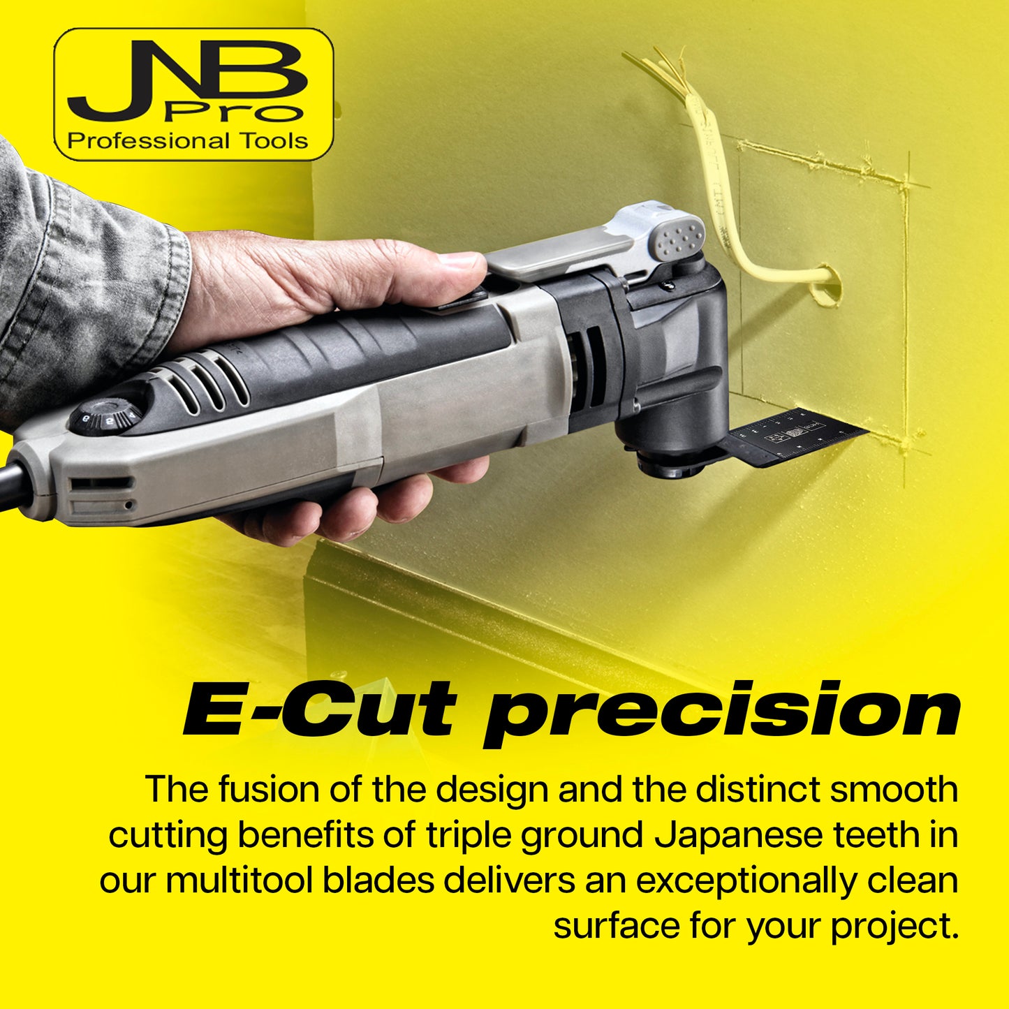 10-Piece Oscillating Tool Blade Set – Precision E-Cut for Wood, PVC, Drywall & More