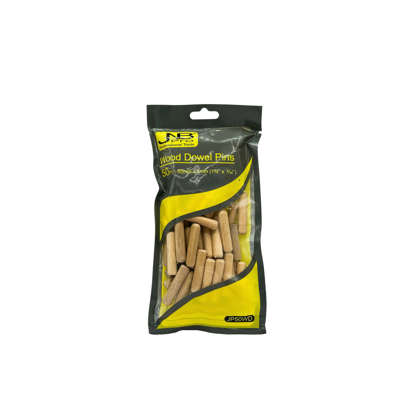 Wood Dowel Pins – 35mm x 8mm (1 3/8" x 5/16") for Cabinet Assembly