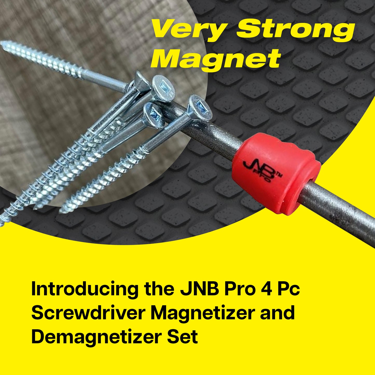 4 Screwdriver Bit Magnetizer