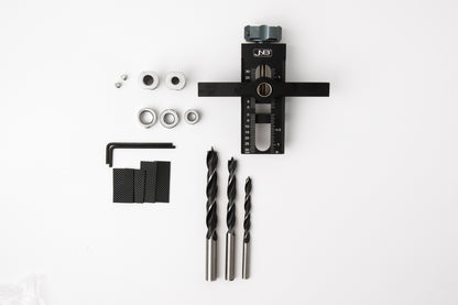 Cabinet Door Mounting Jig & Center Hole Positioning
