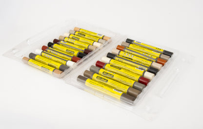Wood Filler Sticks – Touch Up Wax Crayons (20 Colors)