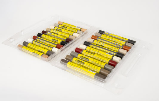 Wood Filler Sticks – Touch Up Wax Crayons (20 Colors)