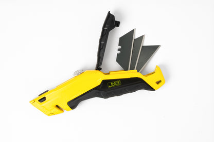 JNB Pro Heavy-Duty Utility Knife with 3 Extra Blades