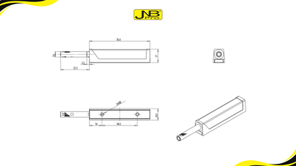 Push-to-Open Tip-On Latch – Adjustable with Rubber Bumper Tip