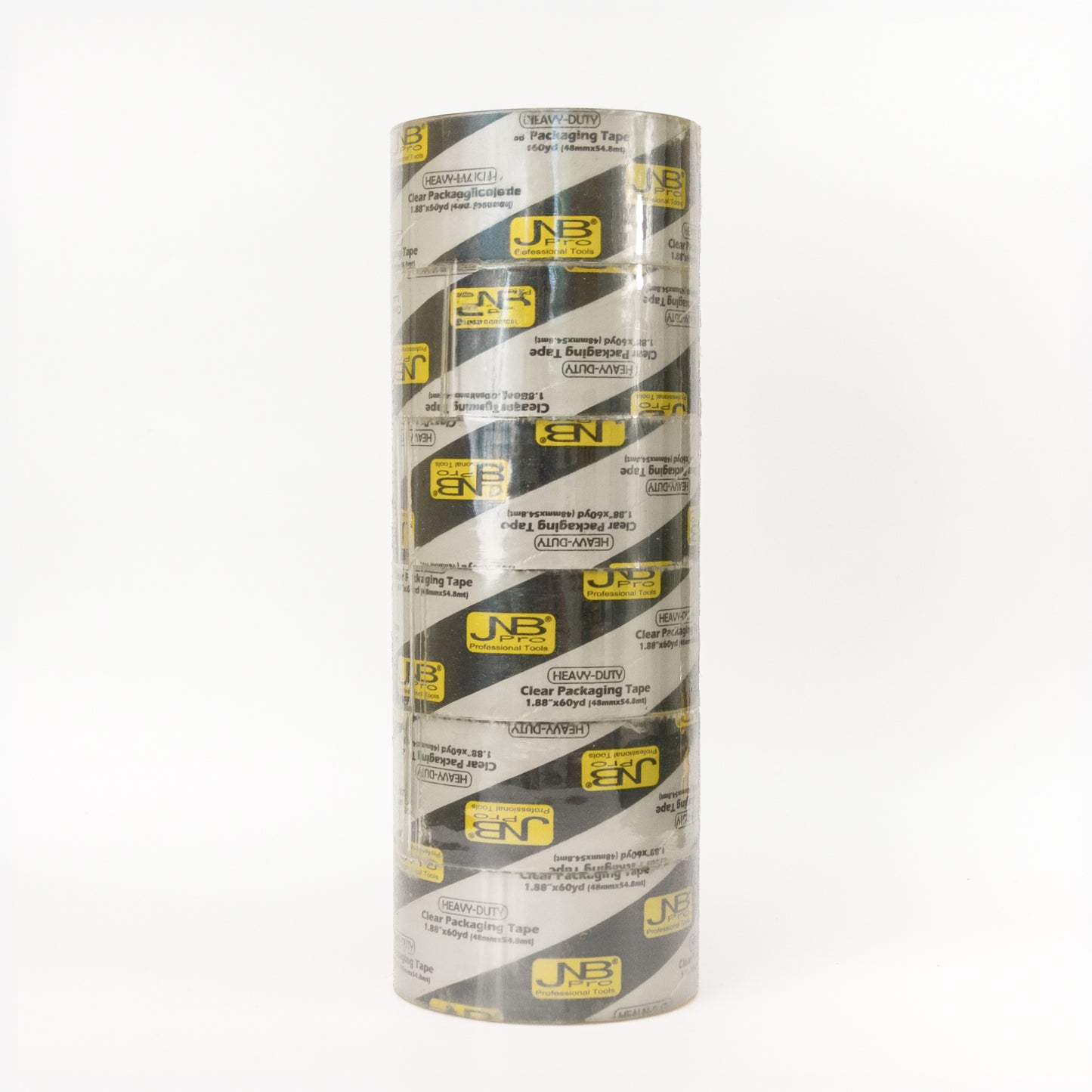 Heavy-Duty Clear Packing Tape – 2" x 180 ft – 6 Pack
