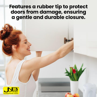 Push-to-Open Tip-On Latch – Adjustable with Rubber Bumper Tip